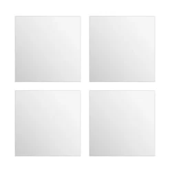 Miroir adhesif carre x4