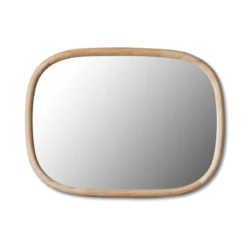 Miroir bord bois