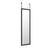 Miroir de porte noir 30x120cm