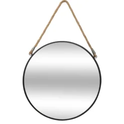 Miroir metal corde d38cm