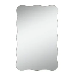 Miroir ondule chrome