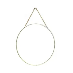 Miroir rond dore
