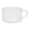 2 mugs en verre motif tournesol