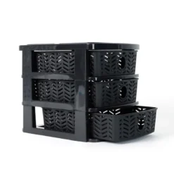 Organiseur 3 tiroirs chevron