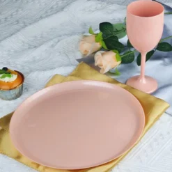 Pack de 4 assiettes plastiques d