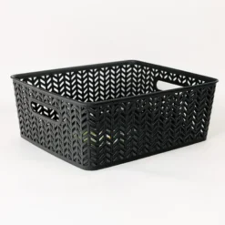 Paniere de rangement chevron