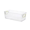 Paniere de rangement striee gold