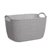 Paniere rectangulaire effet lin