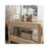 Panier velours cotele x3 taupe