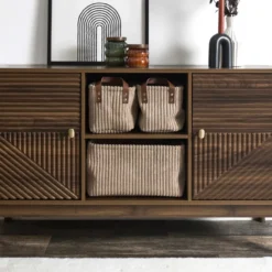 Panier velours cotele x3 taupe