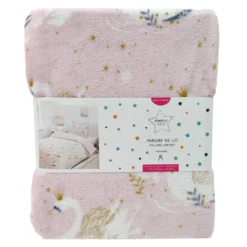 Parure lit polaire 140x200 fille