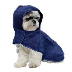 Peignoir pour chien microfibre s