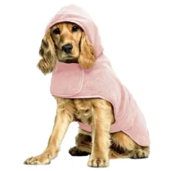 Peignoir pour chien microfibre m