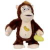 Peluche animee singe banane