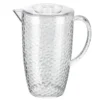 Pichet craquele transparent