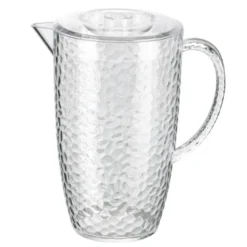 Pichet craquele transparent