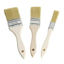 Pinceaux plats x3