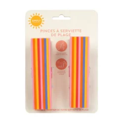 Pinces serviettes de plage