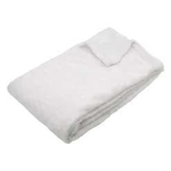 Plaid luxury blanc 130x160cm