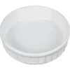 Plat creme brulee blanc d12.5cm