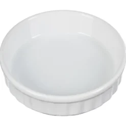 Plat creme brulee blanc d12.5cm