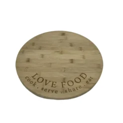 Plateau de service bambou grave