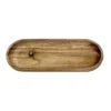 Plateau long en acacia
