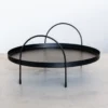 Plateau metal sur pied