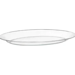 Plateau oval plastique reutilisa
