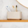 Porte brosse a dent effet pierre