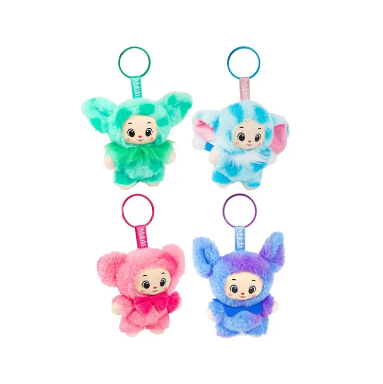 Porte cle makiki 15cm 4ass