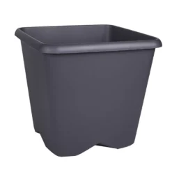 Pot carre chorus 25cm gris