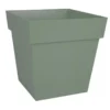Pot carre toscane 39cm vert