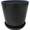 Pot ceram avec soucoupe pm