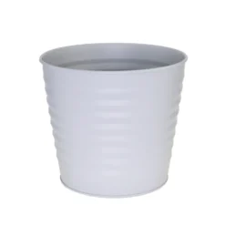 Pot decoratif en metal