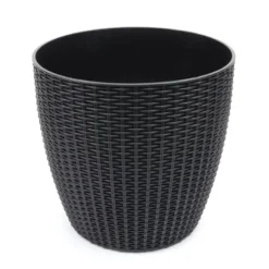Pot de fleur en plastique