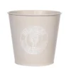 Pot en metal decoratif galvanise
