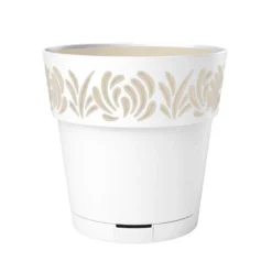 Pot gaia d20cm blanc