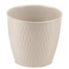 Pot liberty d25cm travertine bei