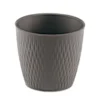 Pot liberty d16cm travertine gri
