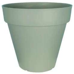Pot rond patio d50 vert argile