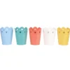 Pots decoratifs en metal coeurs