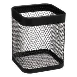 Pot ustensile metal noir