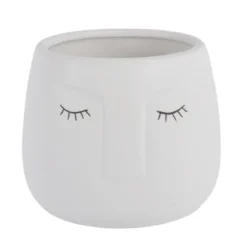 Pot visage 3d o12cm beige