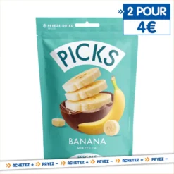 Puree banane enrobee chocolat