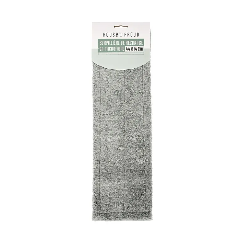 Recharge mop microfibre grise