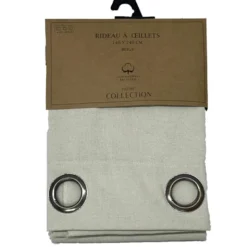 Rideau Aillets coton 140x240cm b