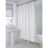 Rideau de douche blanc