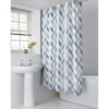Rideau de douche chevron