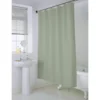 Rideau de douche polyester vert